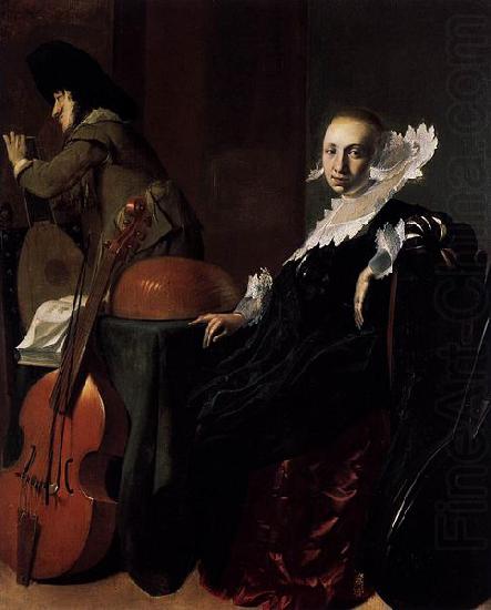 Willem Cornelisz. Duyster Music-Making Couple china oil painting image